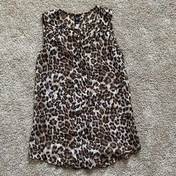 Windsor Leopard Blouse Tank - Picture 1 of 3